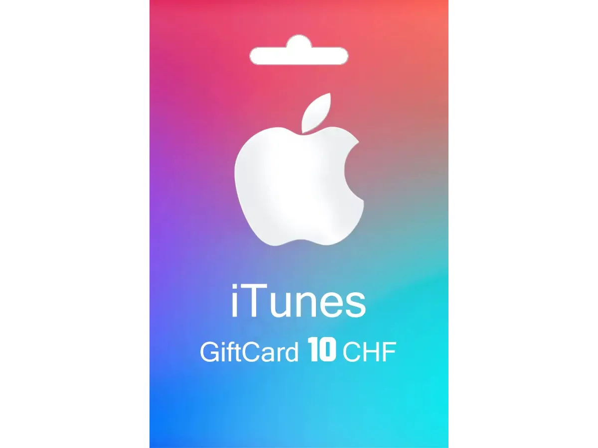 گیفت کارت آیتونز 10 فرانک سوئیس
