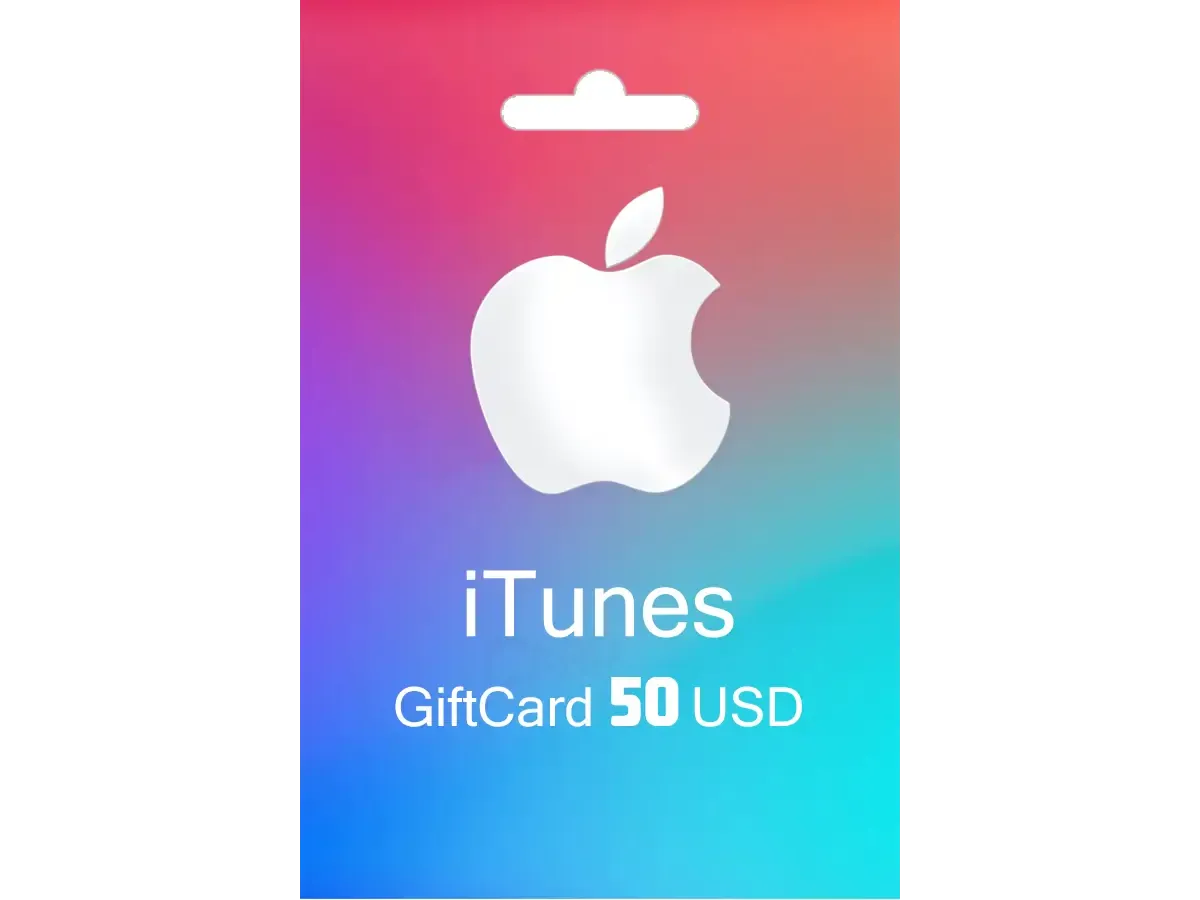 گیفت کارت آیتونز 50 دلاری آمریکا