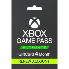 گیم پس آلتیمیت 4 ماهه (کد/گلوبال/تمدید)