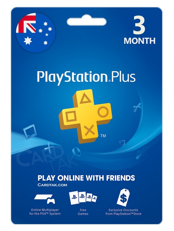 خرید اشتراک 3 ماهه PlayStation Plus استرالیا بهترین قیمت