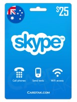 اسکایپ 25 دلاری استرالیا (AU)