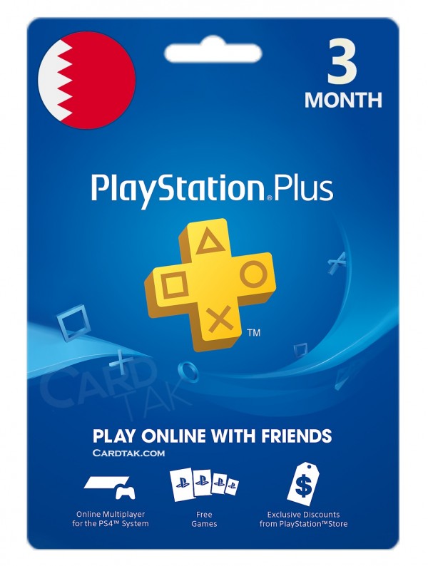 خرید اشتراک 3 ماهه PlayStation Plus بحرین بهترین قیمت