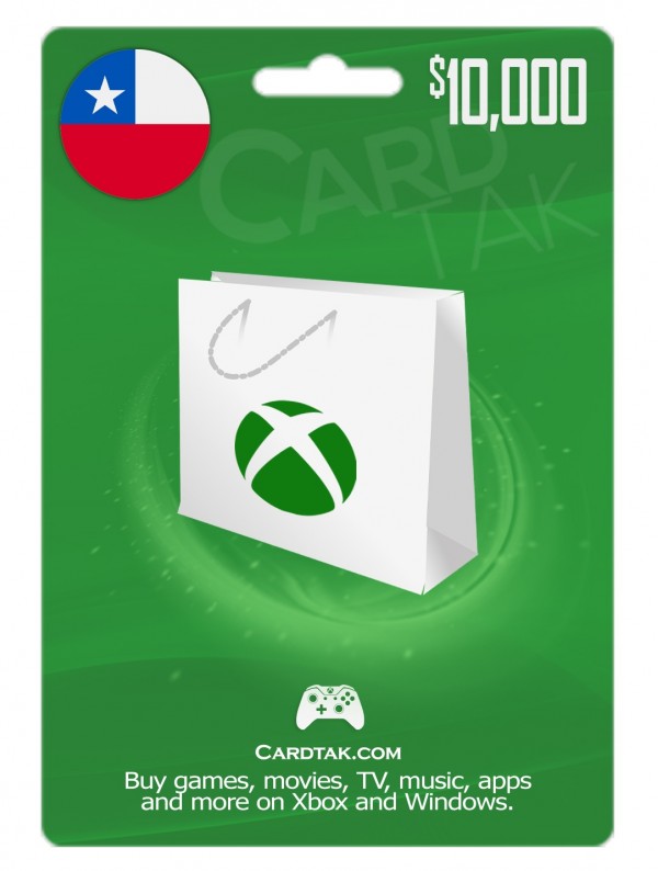 گیفت کارت ایکس باکس لایو 10000 پزوی شیلی (CL)