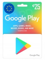 گوگل پلی 25 یورو اروپا (EU)