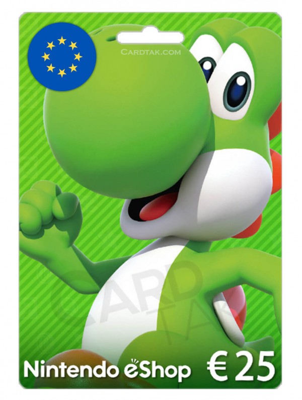 گیفت کارت نینتندو 25 یورو اروپا (EU)