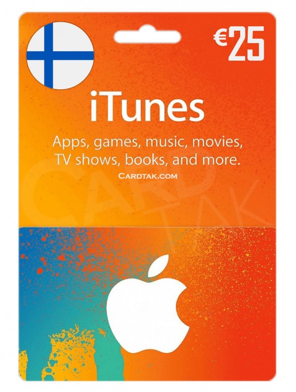 گیفت کارت آیتونز 25 یورو فنلاند (بهترین قیمت)
