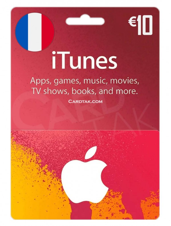 گیفت کارت آیتونز 10 یورو فرانسه (بهترین قیمت)