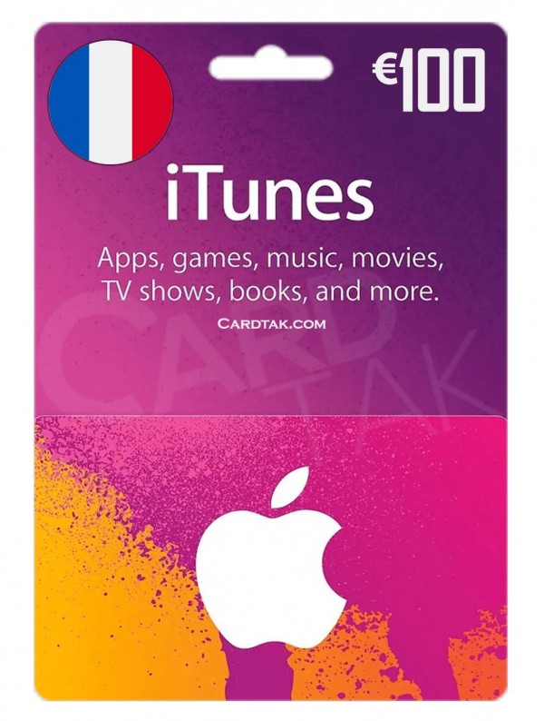 گیفت کارت آیتونز 100 یورو فرانسه (بهترین قیمت)