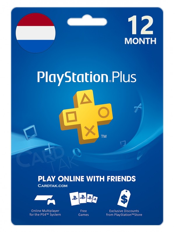 خرید اشتراک 12 ماهه PlayStation Plus هلند بهترین قیمت