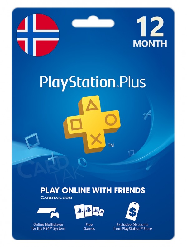 خرید اشتراک 12 ماهه PlayStation Plus نروژ بهترین قیمت
