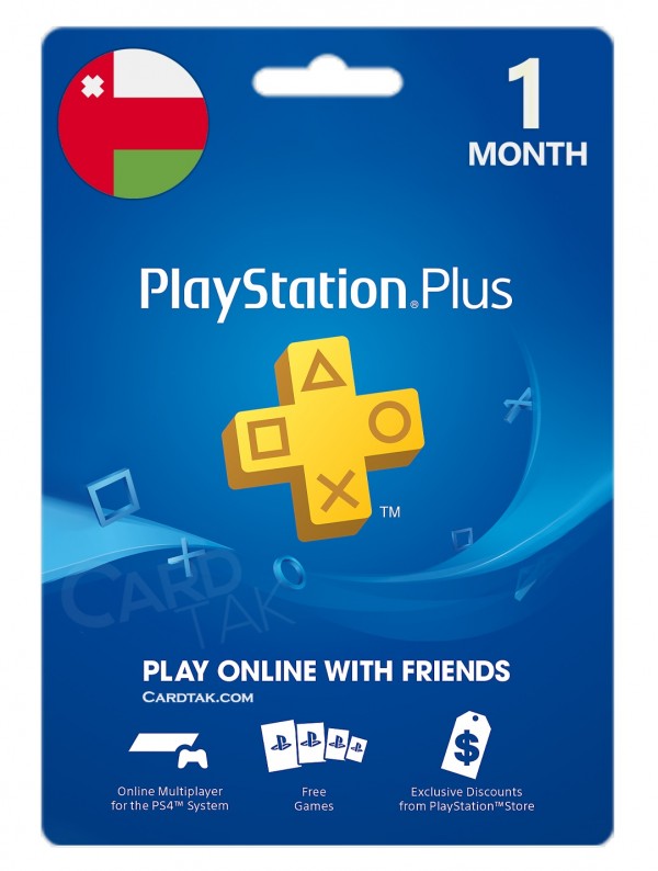 خرید اشتراک 1 ماهه PlayStation Plus عمان بهترین قیمت