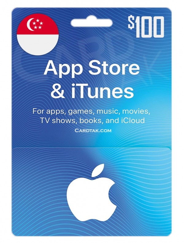 گیفت کارت آیتونز 100 دلاری سنگاپور (بهترین قیمت)