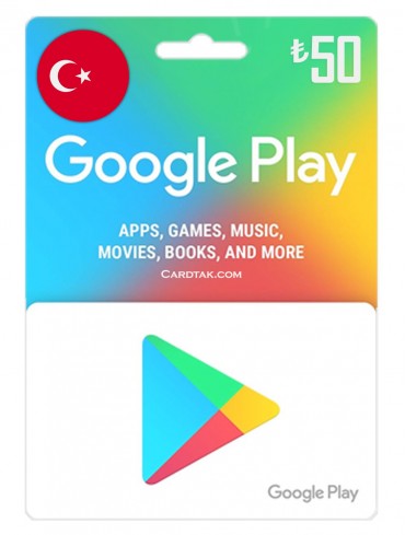 گوگل پلی 50 لیره ترکیه (TR)