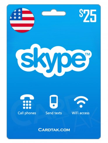 اسکایپ 25 دلاری آمریکا (US)