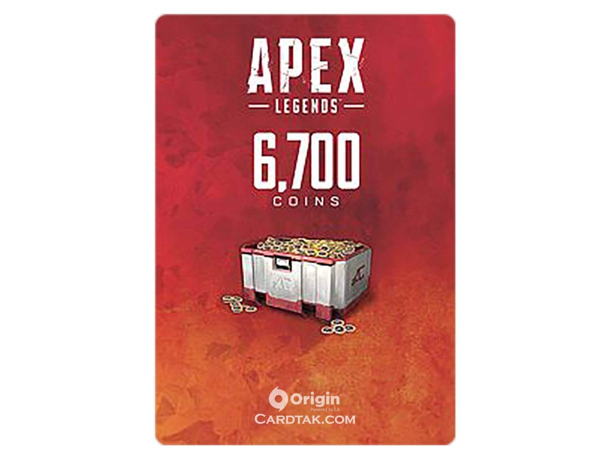 گیفت کارت اپکس لجندز 6700 کوین اوریجین