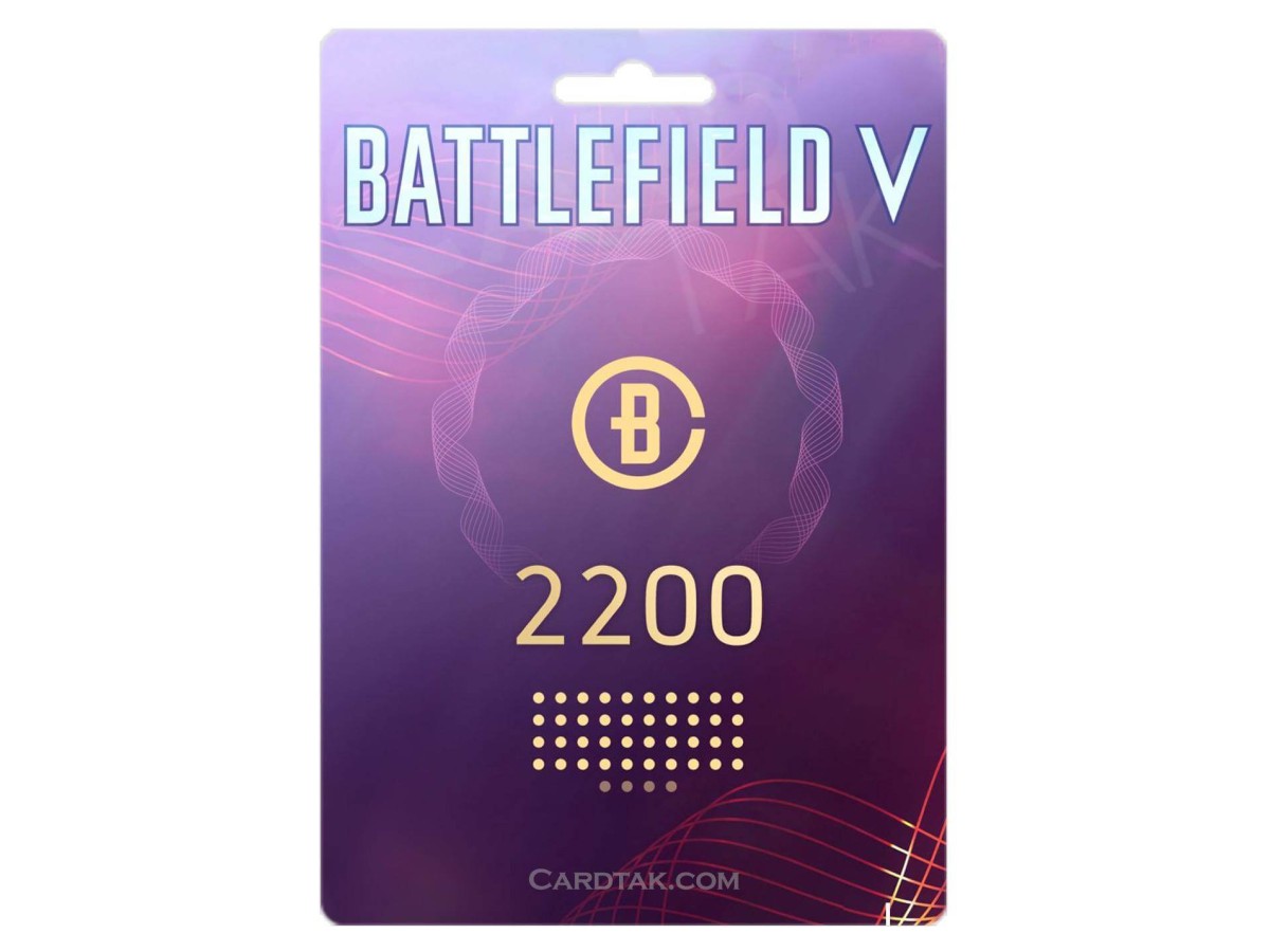 گیفت کارت 2200 سکه Battlefield V - اوریجین