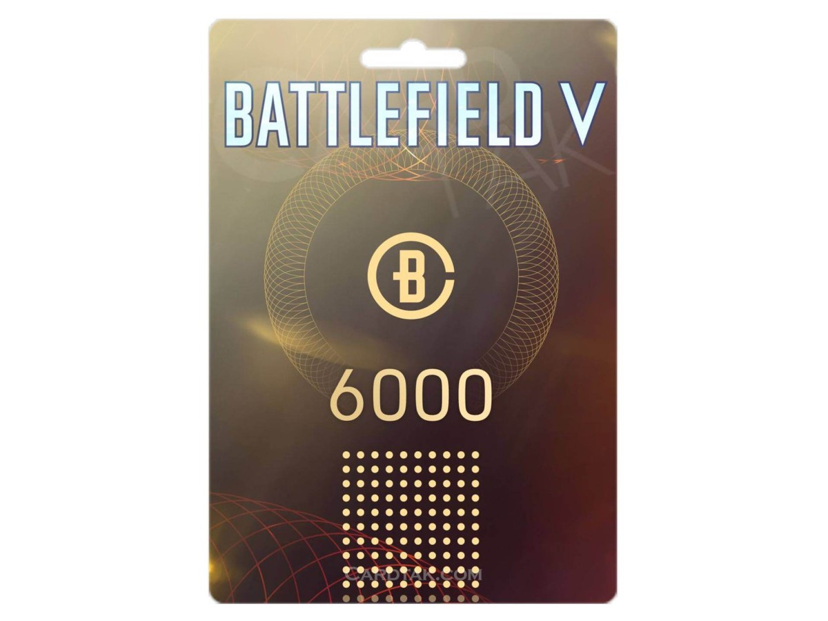 گیفت کارت 6000 سکه Battlefield V - اوریجین