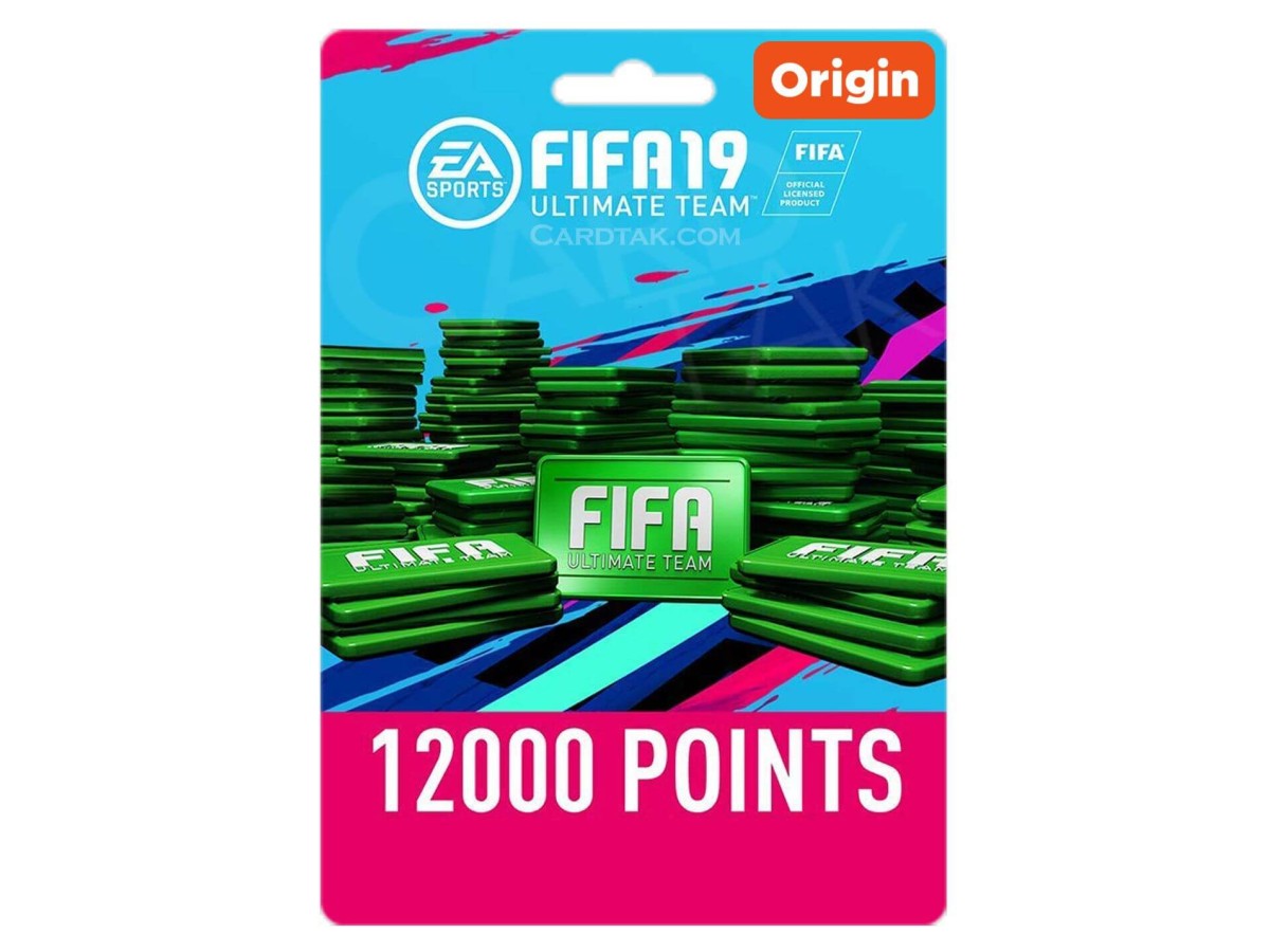 گیفت کارت 12K پوینت فیفا 19 - اوریجین