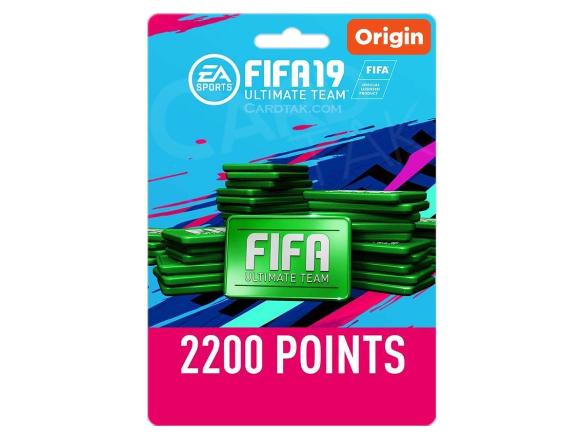 گیفت کارت 2200 پوینت فیفا 19 - اوریجین