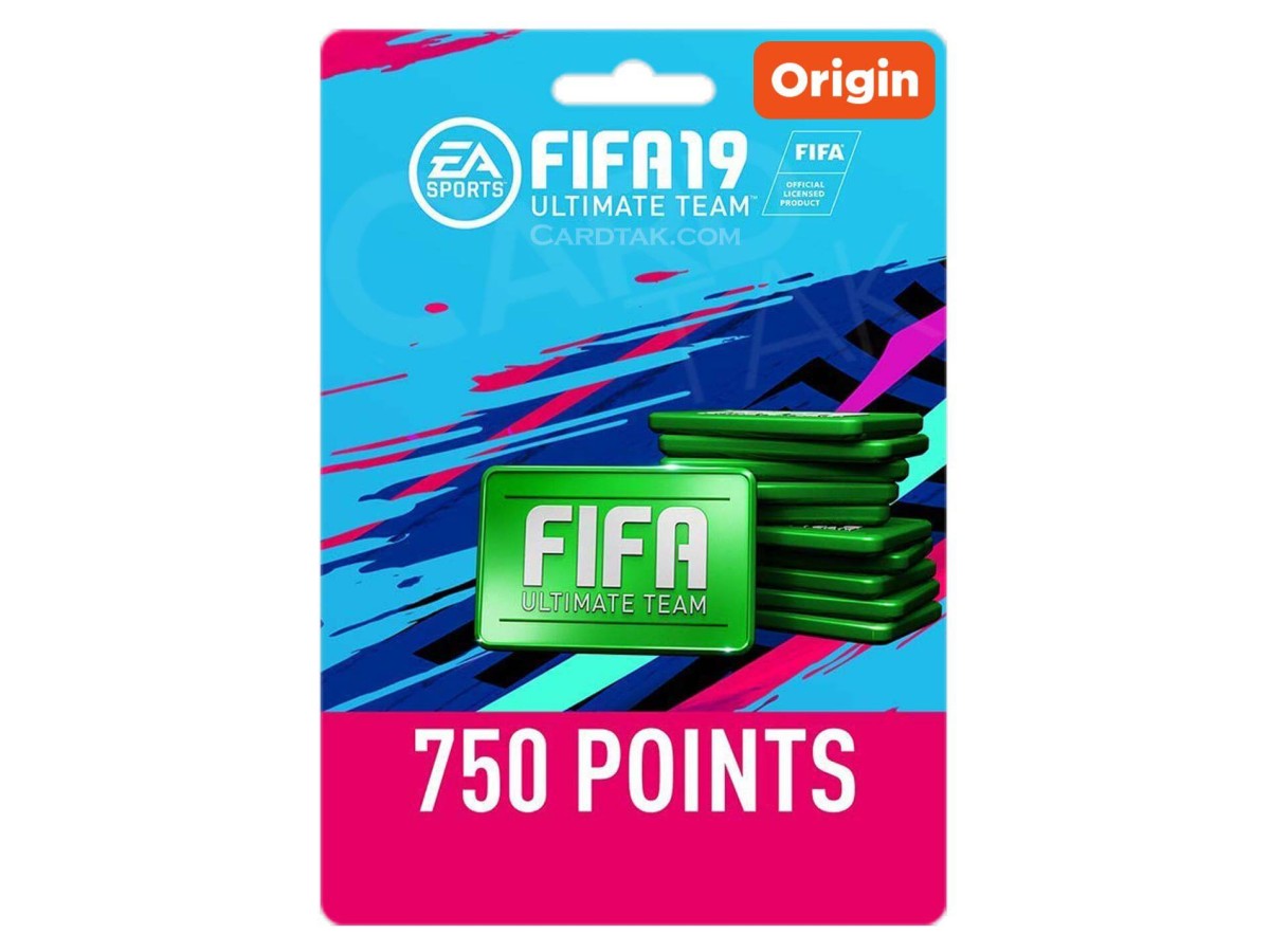 گیفت کارت 750 پوینت فیفا 19 - اوریجین