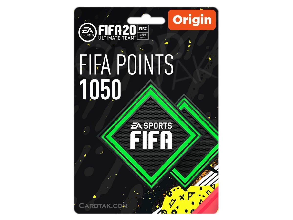گیفت کارت 1050 پوینت فیفا 20 - اوریجین
