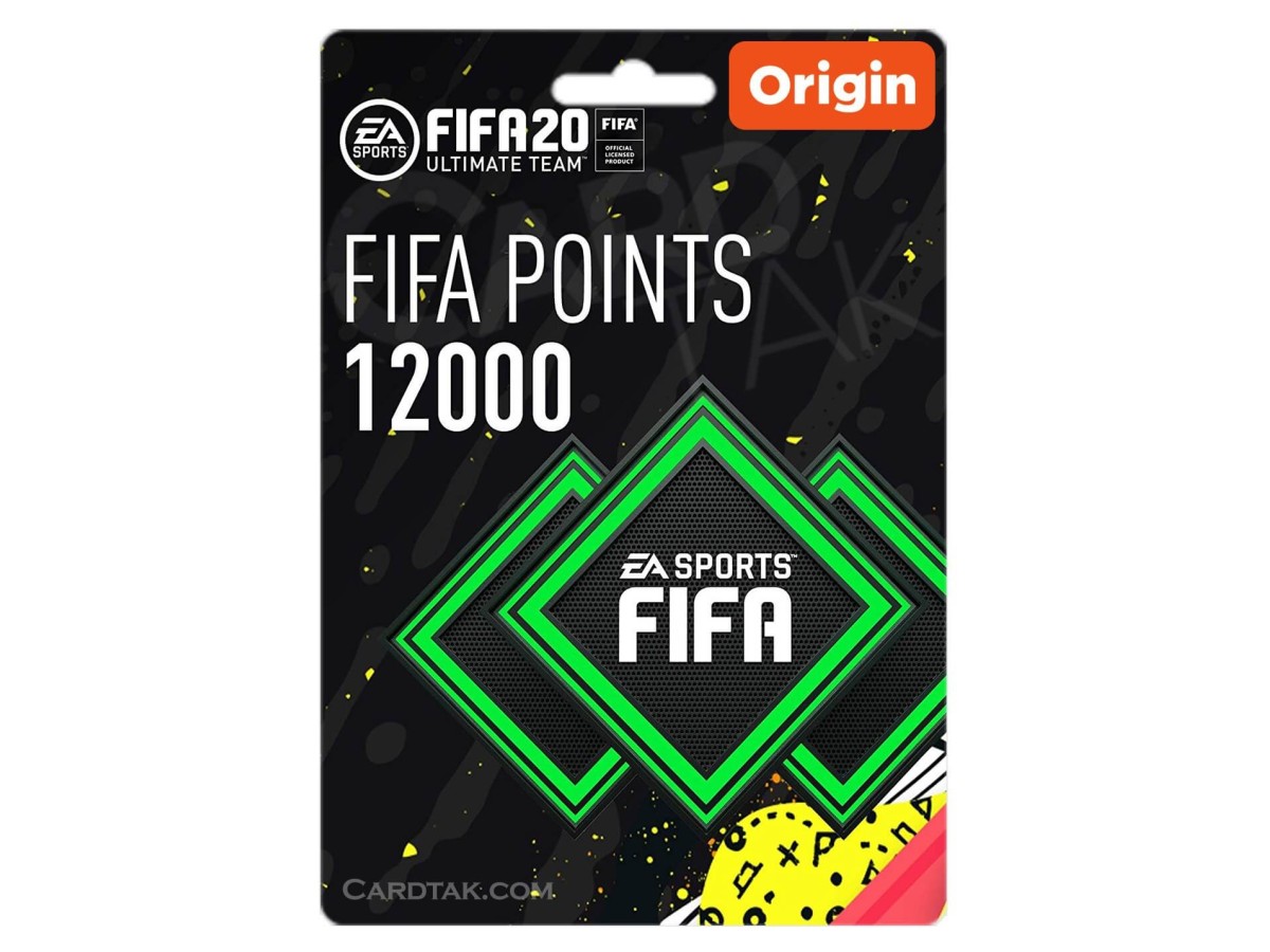 گیفت کارت 12K پوینت فیفا 20 - اوریجین
