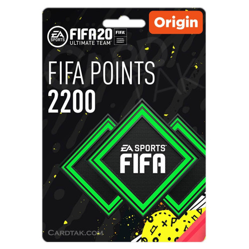 گیفت کارت 2200 پوینت فیفا 20 - اوریجین