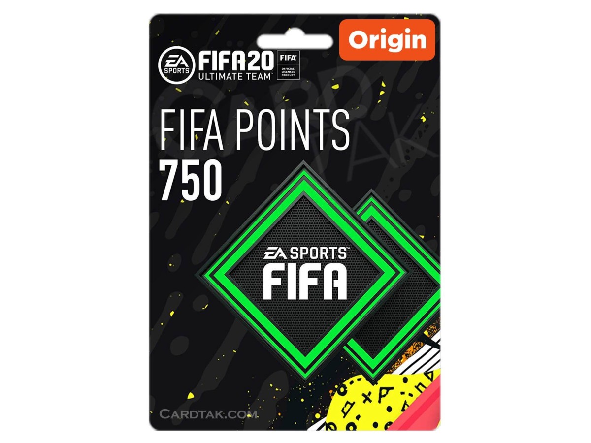 گیفت کارت 750 پوینت فیفا 20 - اوریجین
