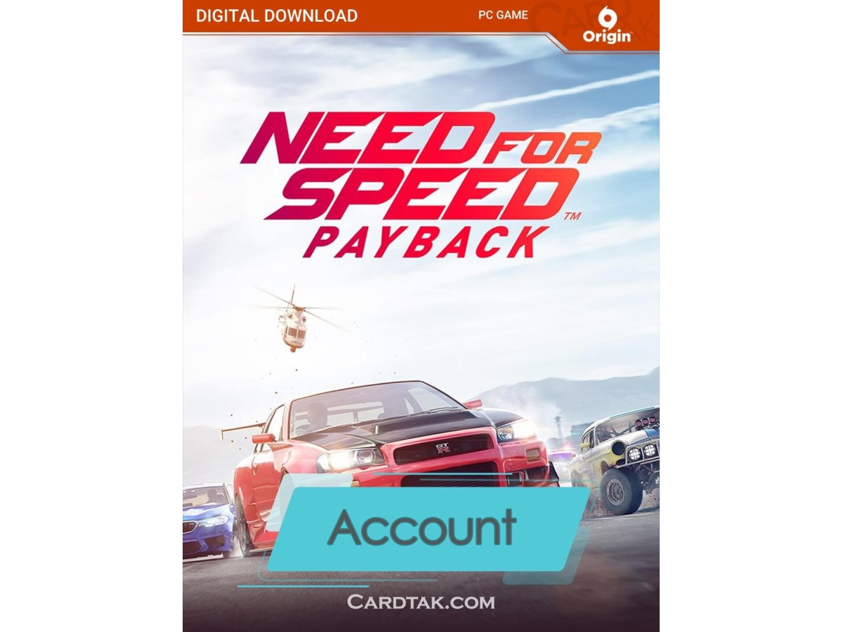 اکانت بازی اورجینال Need for Speed Payback + گارانتی