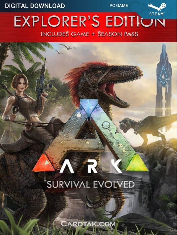 سی دی کی بازی ARK Survival Evolved Explorer's Edition