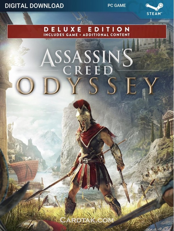 سی دی کی بازی Assassin’s Creed Odyssey Deluxe Edition