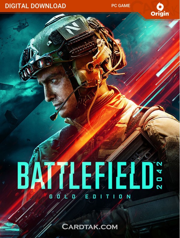 سی دی کی بازی Battlefield 2042 Gold Edition تحت اوریجین