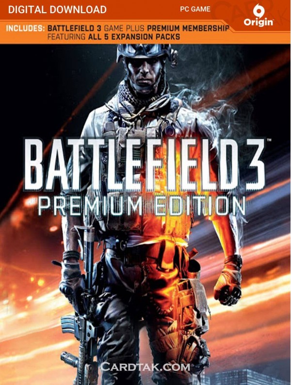 سی دی کی بازی Battlefield 3 Premium Edition تحت اوریجین