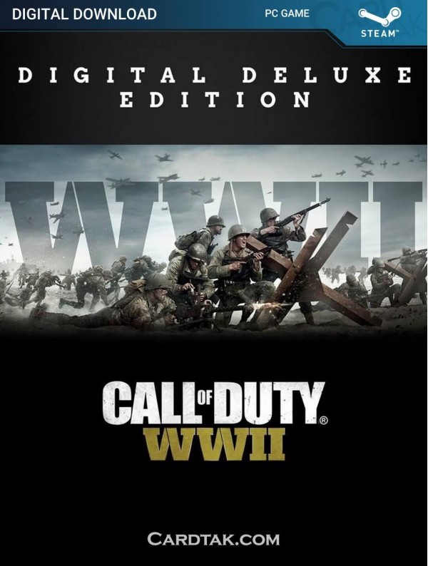 سی دی کی بازی Call of Duty WW2 Digital Deluxe