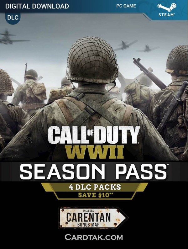 سیزن پس بازی Call of Duty WW2 Season Pass نسخه استیم