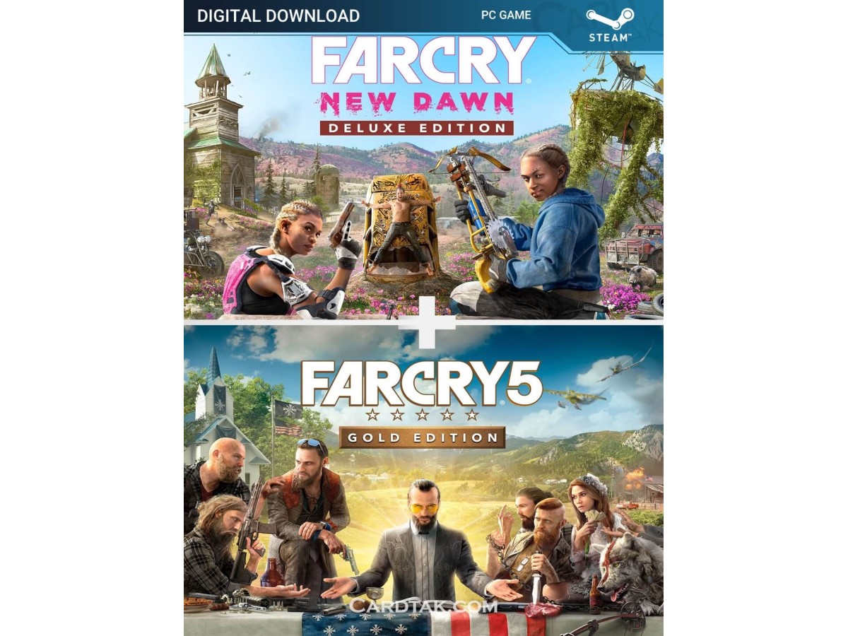 Far Cry 5 Gold Edition + Far Cry New Dawn Deluxe Edition Bundle (Steam)