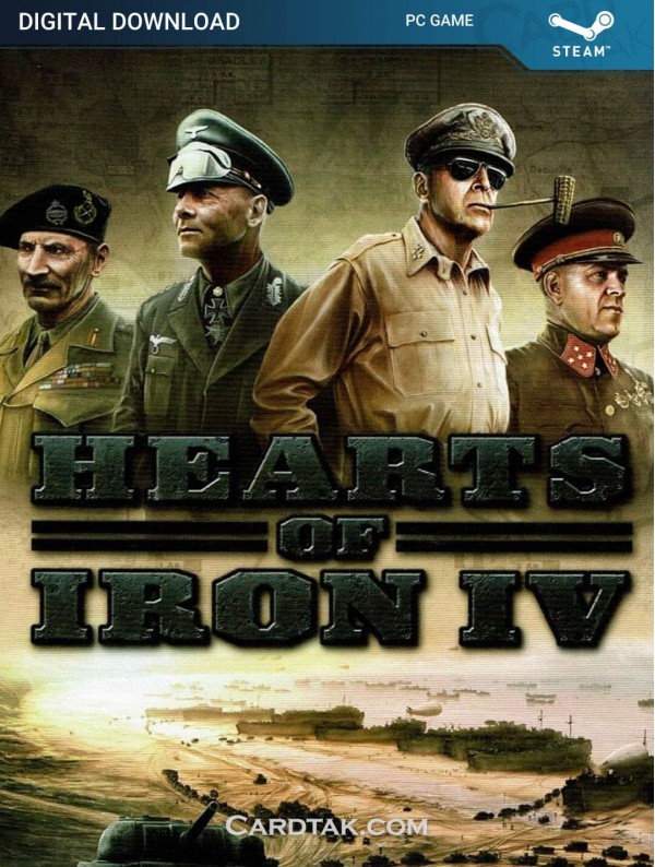 سی دی کی بازی Hearts of Iron IV