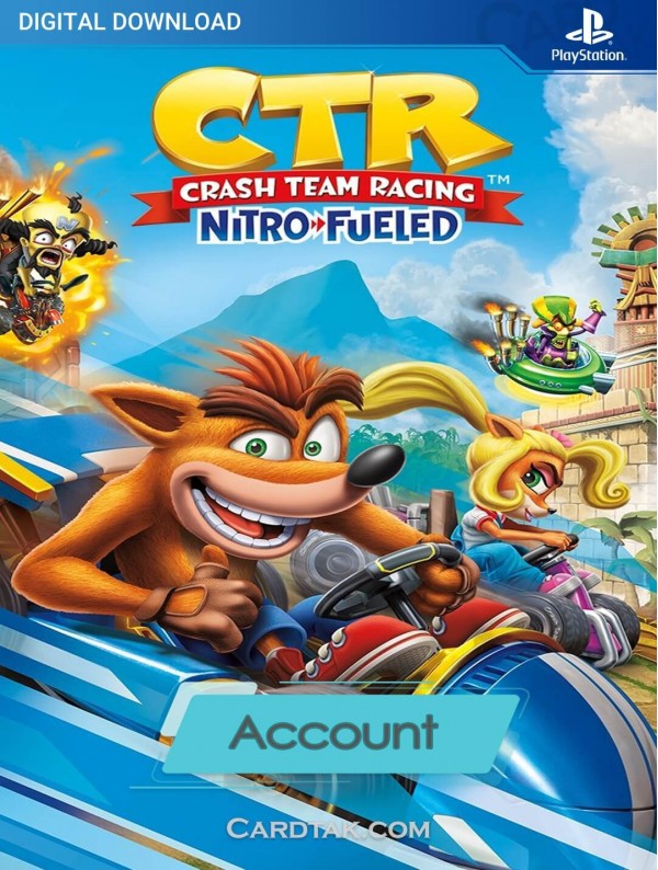اکانت ظرفیتی بازی Crash Team Racing Nitro-Fueled PS4