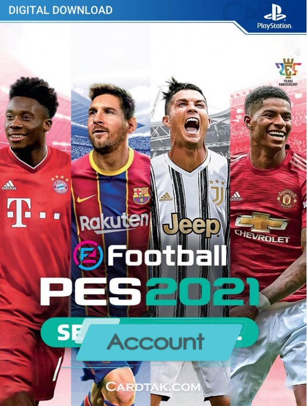 اکانت ظرفیتی بازی eFootball PES 2021 PS4