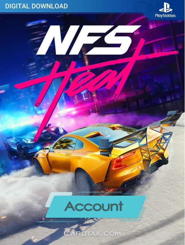 اکانت ظرفیتی بازی Need for Speed Heat PS4