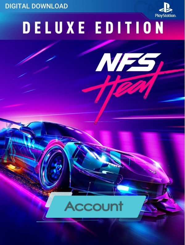 اکانت ظرفیتی بازی Need For Speed Heat Deluxe Edition PS4