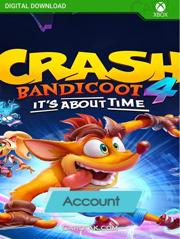 اکانت بازی Crash Bandicoot 4 It's About Time XBOX One (هوم/عادی/آفلاین)