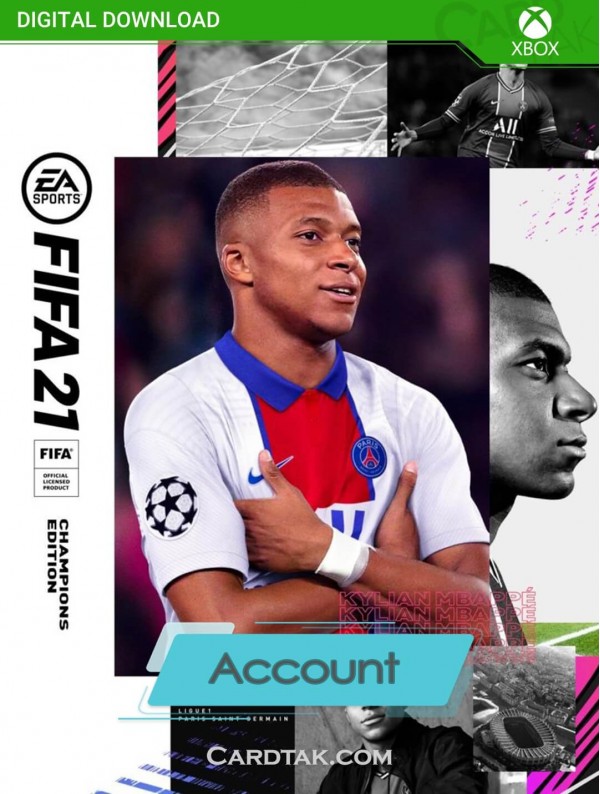 اکانت بازی FIFA 21 standard edition XBOX One (هوم/عادی/آفلاین)