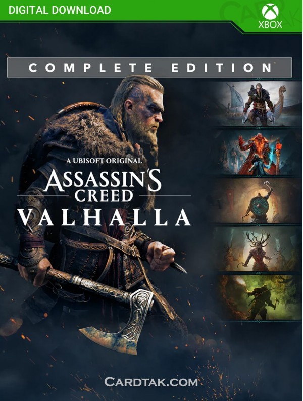 بازی Assassin's Creed Valhalla Complete Edition ظرفیت هوم