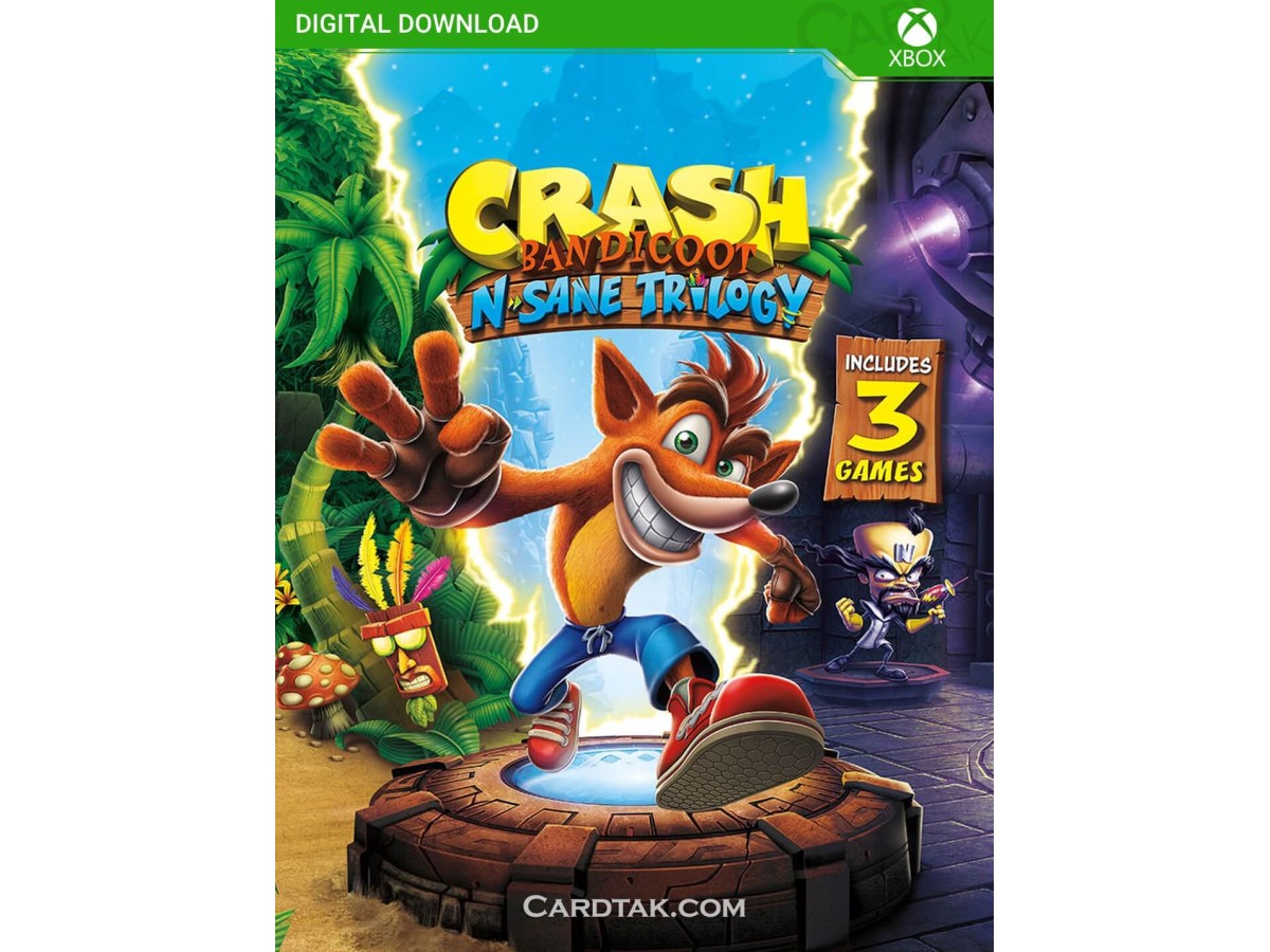 اکانت بازی Crash Bandicoot N.Sane Trilogy ظرفیت سوییچ ایکس باکس