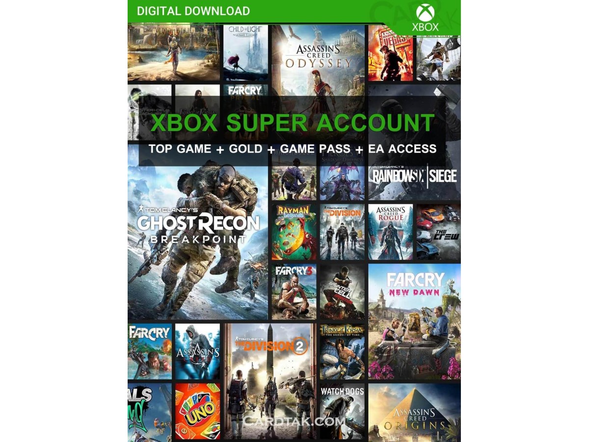 سوپر اکانت ایکس باکس وان (XBOX/ویژه)