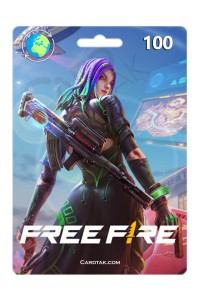 کارت 100 Diamond فری فایر (Global)