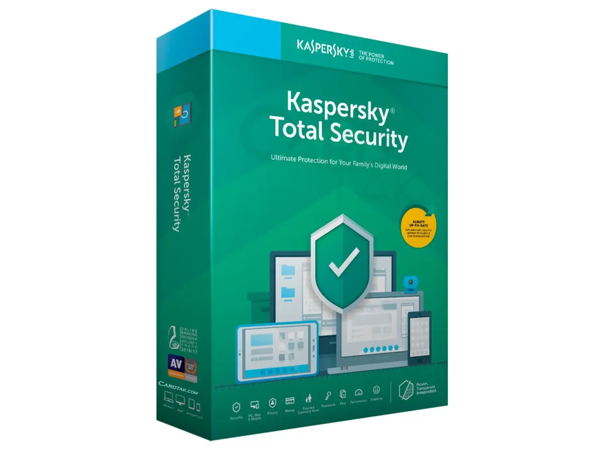 لایسنس کسپرسکی توتال سکیوریتی (1کاربره 1 ساله)