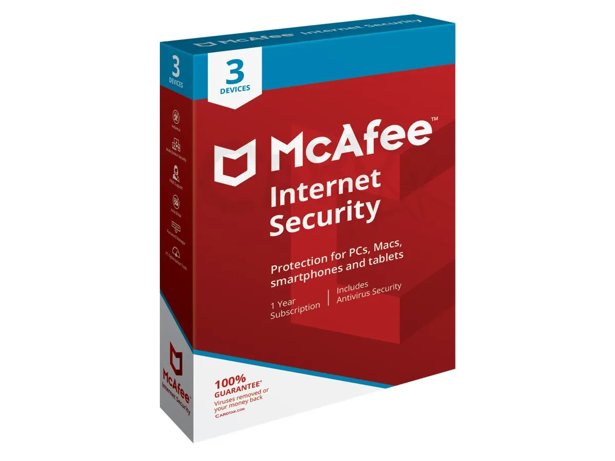 لایسنس مک آفی اینترنت سکیوریتی (1کاربره 1 ساله)