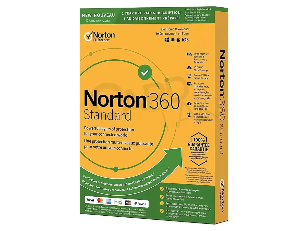 لایسنس نورتون 360 استاندارد (1کاربره 1 ساله)